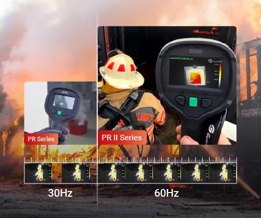 Thermal Camera for Fire Service PR410 Anti-Glare Display