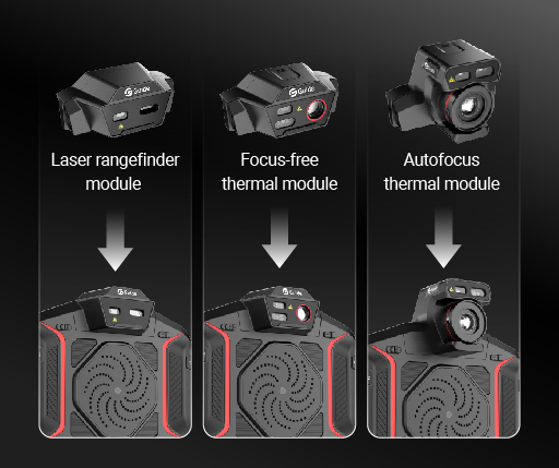Acoustic & Thermal Imaging Camera FA611S Modular Lens Design