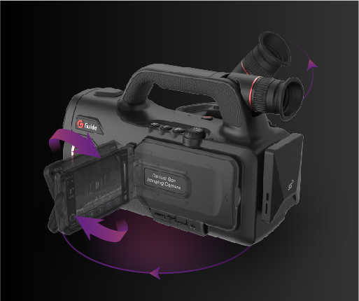 VOCs Detection Thermal Camera PV400 Rotating screen