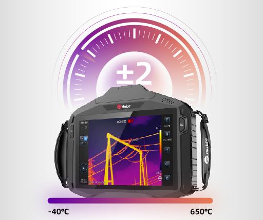 Acoustic & Thermal Imaging Camera FA611S Abnormal Temperature Alarm